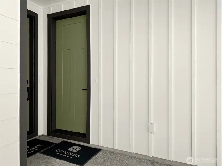 Exterior Entrance to Casita. Images of previously completed home.