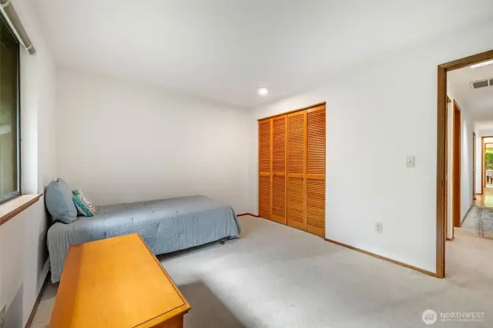 First bedroom at end of hallway