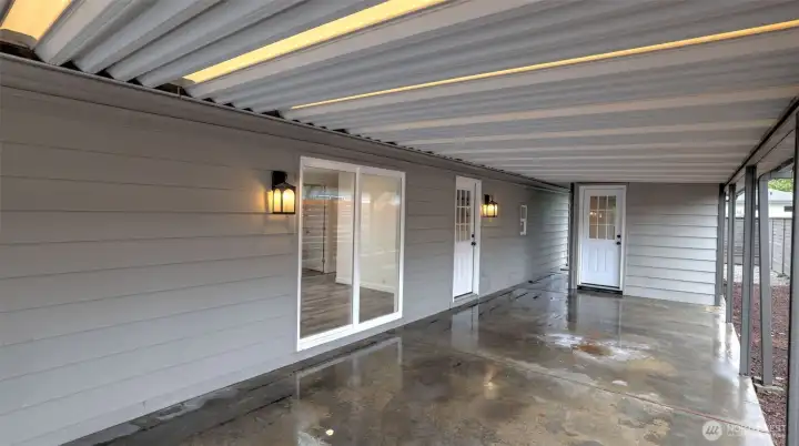 New slider and back door