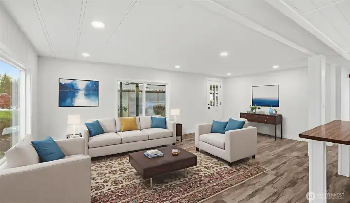 Water proof vinyl plank flooring