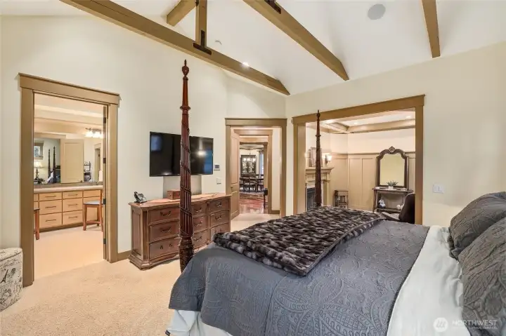 Main floor primary suite