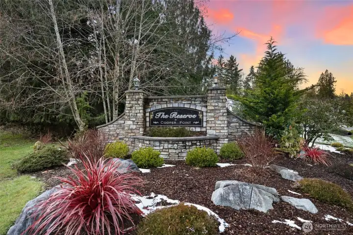 The Reserve at Cooper Point- quiet neighborhood with high-end homes!