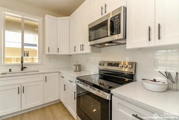 SS stove, microwave, and dishwasher included SS stove, microwave, and dishwasher included