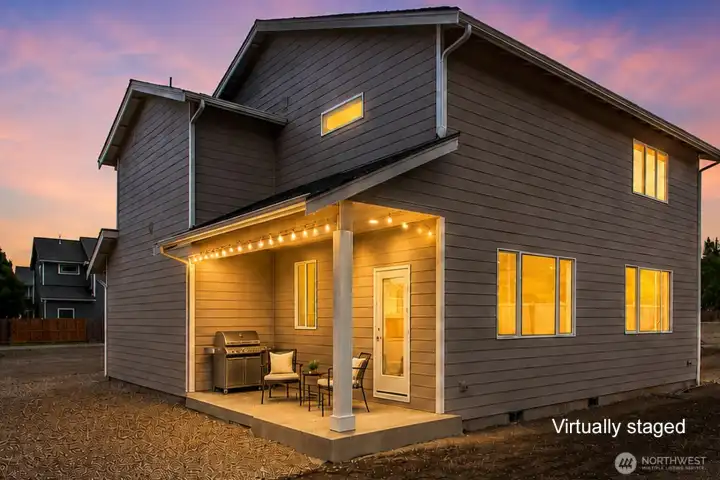 Enjoy outdoor year around entertaining with the covered porch Enjoy outdoor year around entertaining with the covered porch