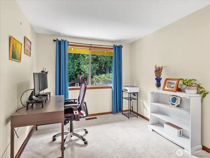 2nd bedroom upstairs, new carpet.