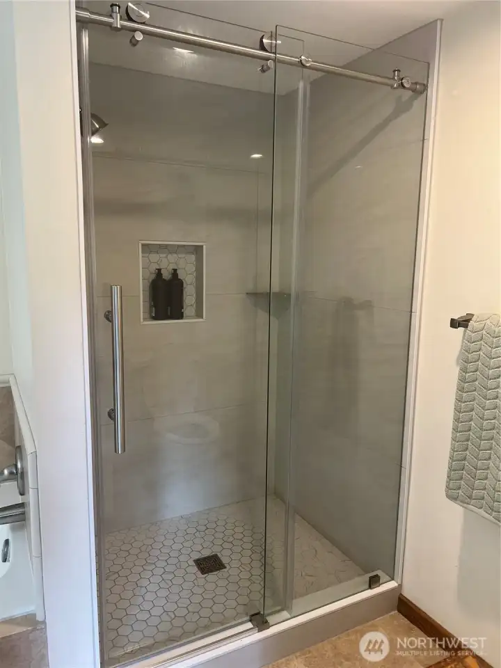Remodeled shower April 2026 Remodeled shower April 2026