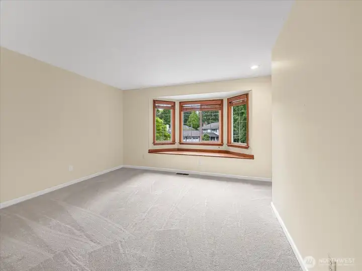 Spacious 3rd bedroom with bay window!