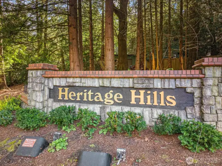 Community six acre park with swimming pool, playground, tennis court, basketball court, trails and large field for soccer or baseball!