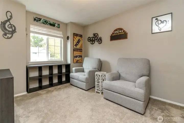 top of stairs