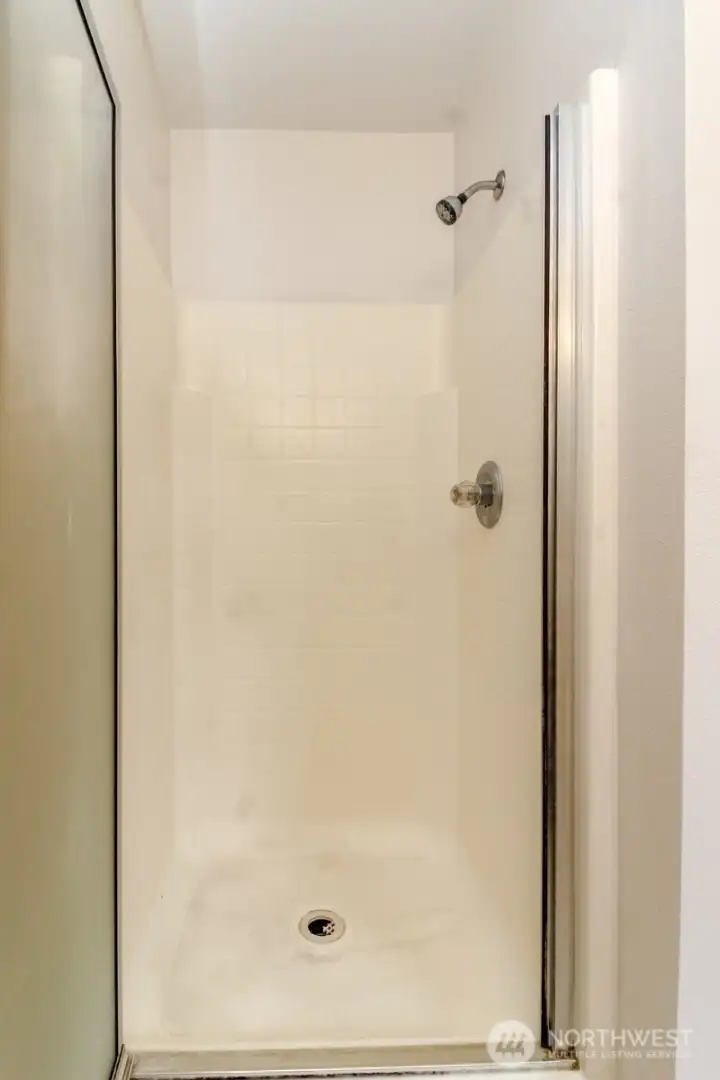 Shower in primary bath
