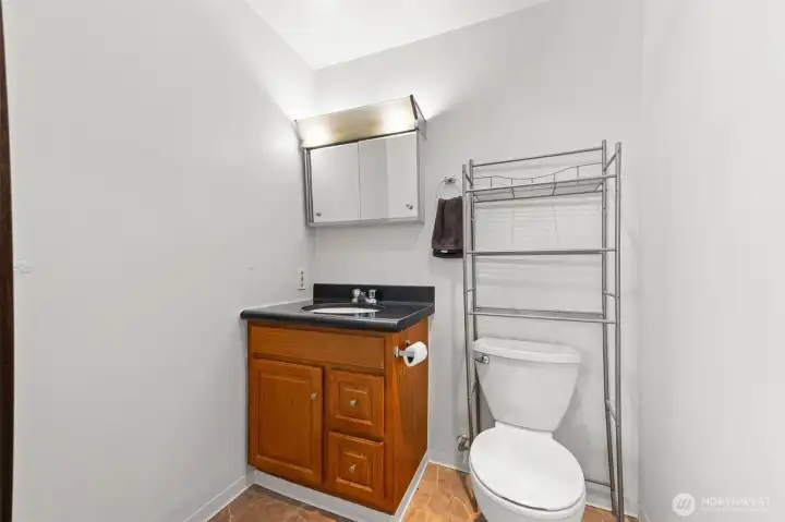 Primary bedroom half bath Primary bedroom half bath