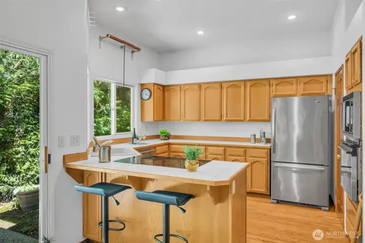 Plenty of cabinet space!