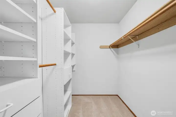 Walk in closet.