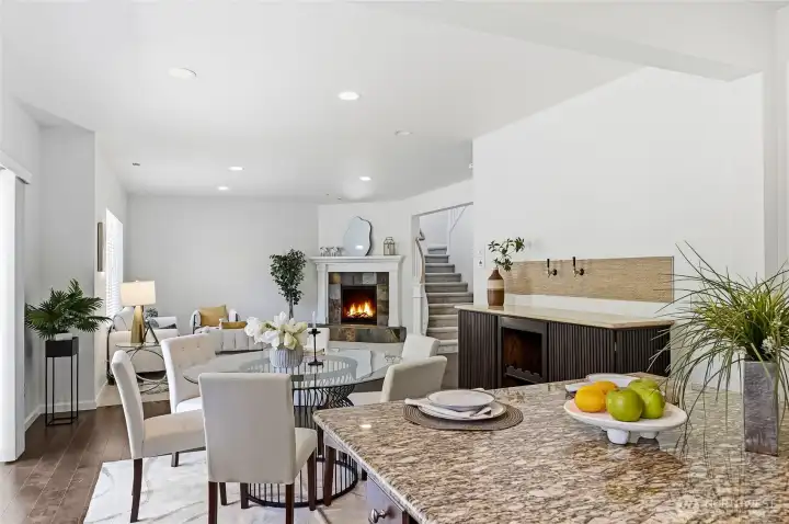 open floor plan