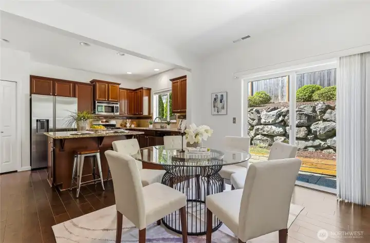 open kitchen great for entertaining