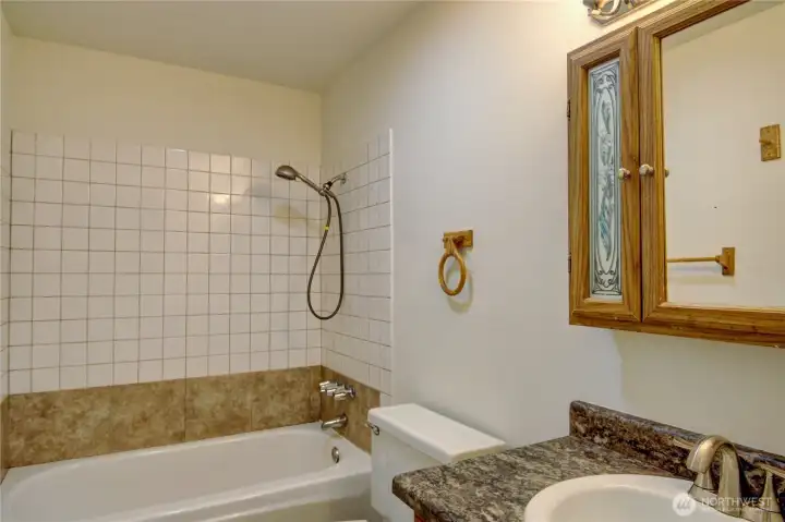 Upstairs full bath Upstairs full bath