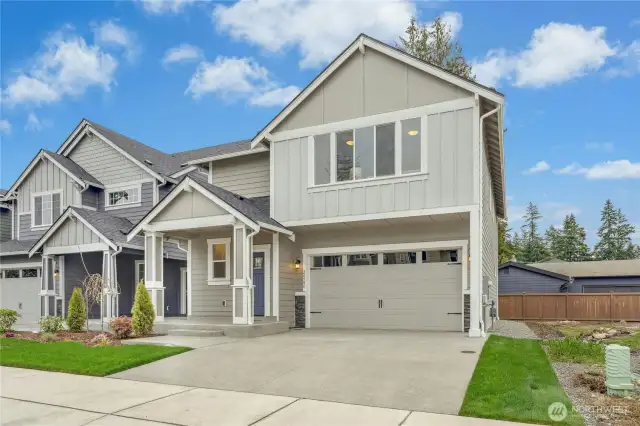 Photos are of the actual home on lot 41. Complete and Ready to move in!