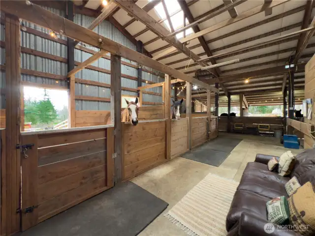 Interior of amazing barn. See the supps for a list of all the features.