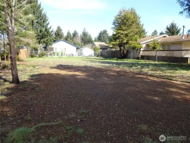 Lot view looking from left