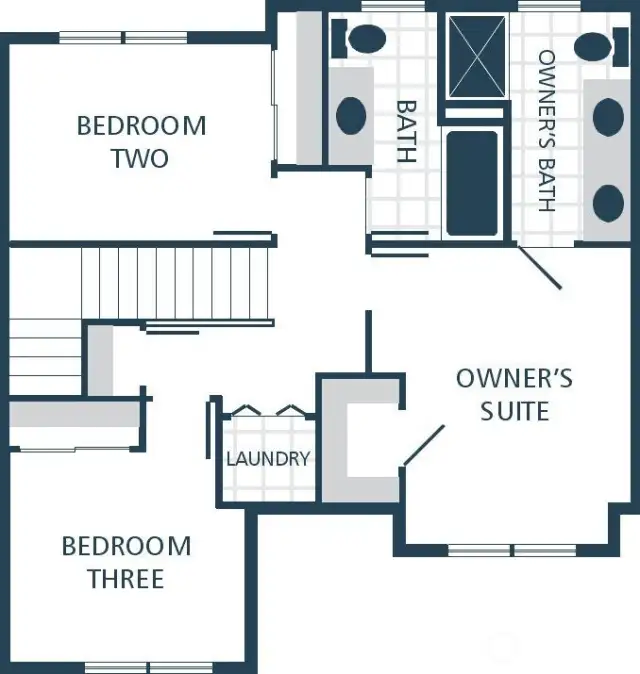 Image is a rendering. Photographs are for illustrative purposes only. Features, finishes, interior/exterior colors, landscaping and floorplan shown may vary from actual homes built.