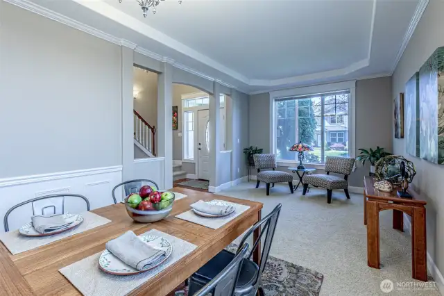 Dining Room and Front Sitting Area