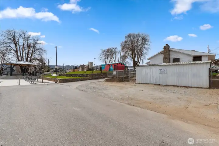 Back of homes