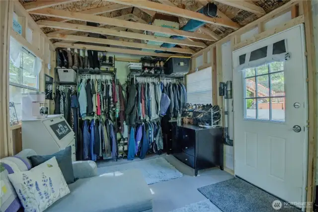 The three well-constructed sheds on the property are ready to accommodate a variety of uses