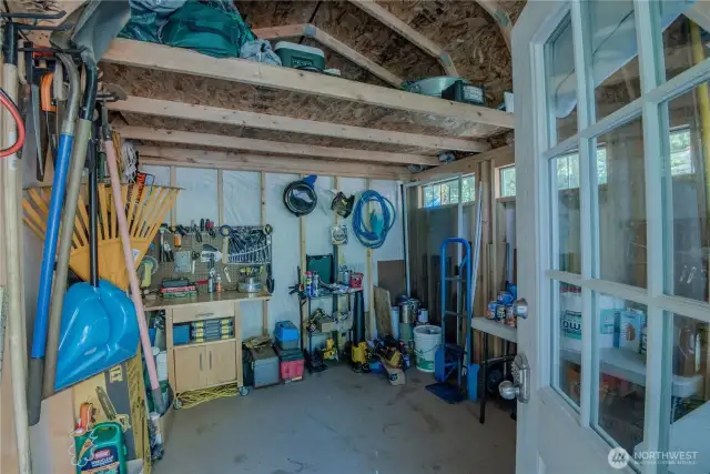 The three well-constructed sheds on the property are ready to accommodate a variety of uses