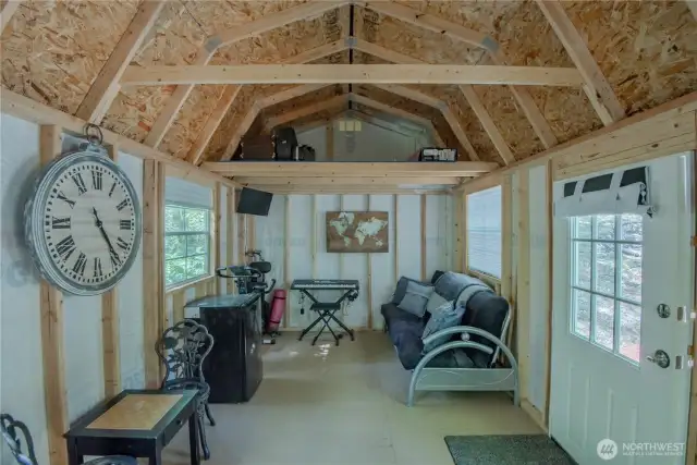 The three well-constructed sheds on the property are ready to accommodate a variety of uses