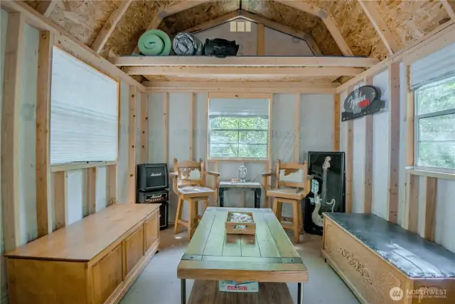 The three well-constructed sheds on the property are ready to accommodate a variety of uses