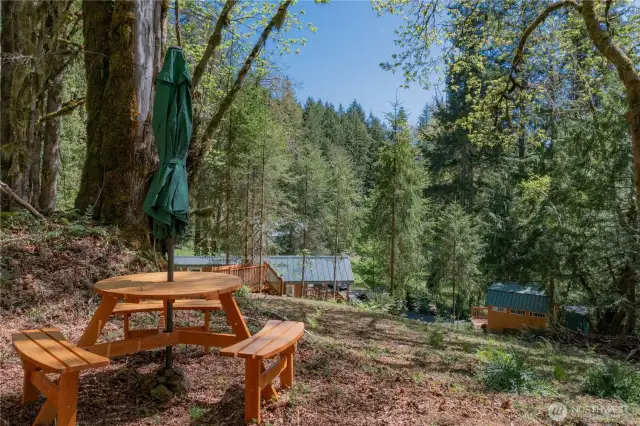 Head to the upper part of the property for stunning elevated views of the beautiful surroundings
