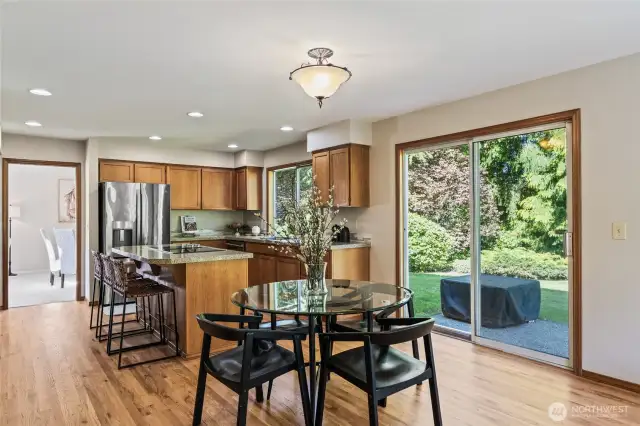Great flow. See door to dining room.
