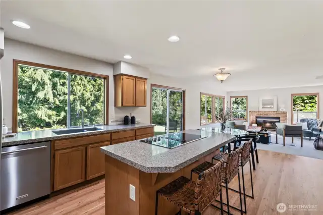 Outstanding workflow in this kitchen.