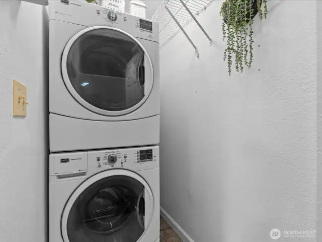 Washer and dryer stay!