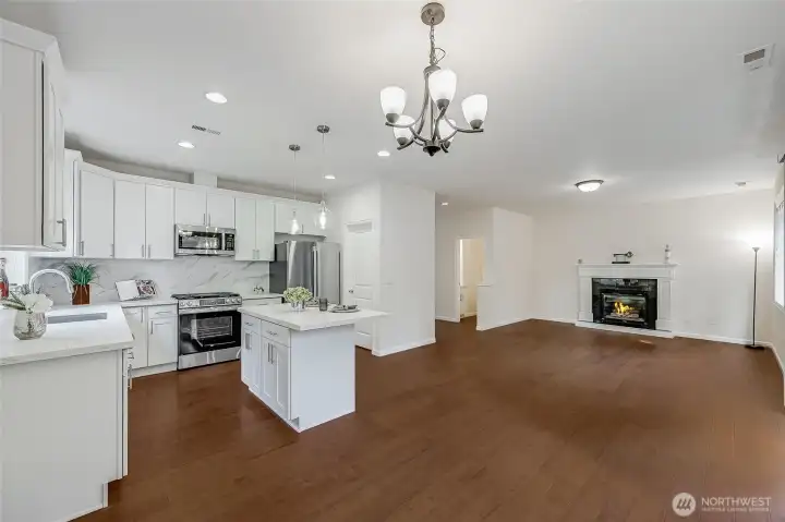 Kitchen/Dining/Living Room
