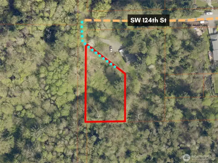 Approximate boundaries are in red.