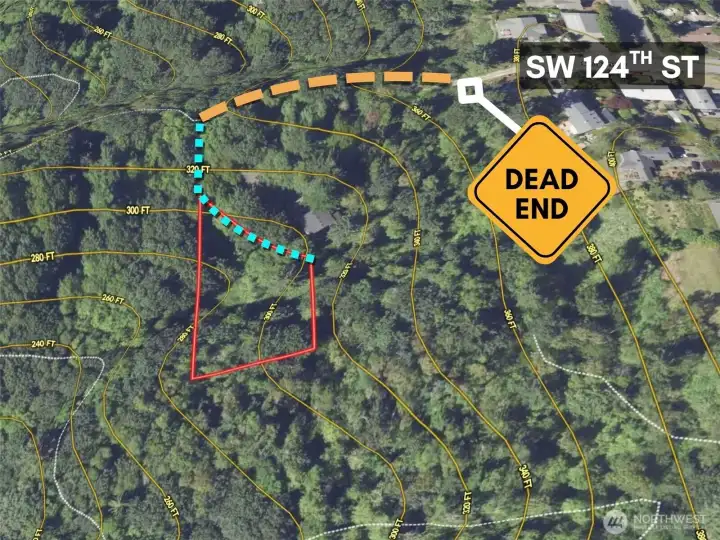 Approximate boundaries are in red.