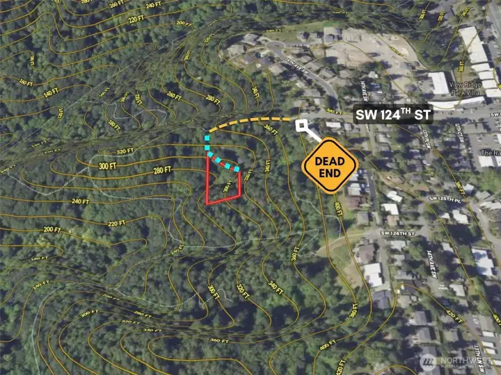 Approximate boundaries are in red.