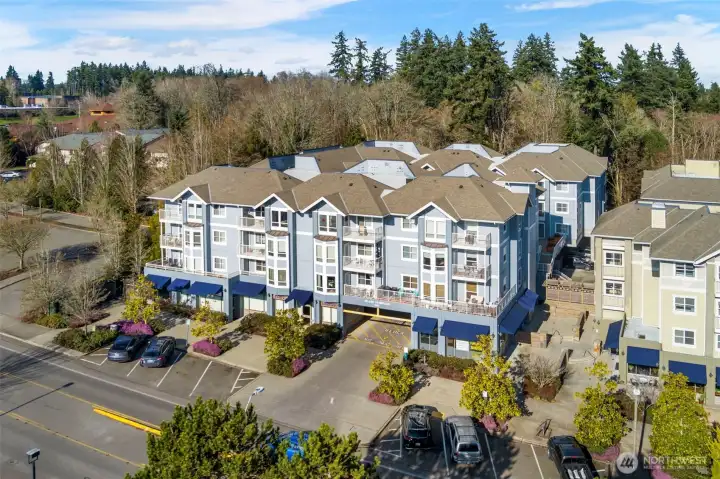 View of the condo complex