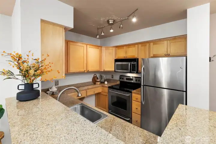 Efficient, well-designed kitchen