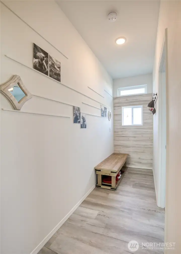 This is part of the mud room area when you enter from the garage and past the laundry.