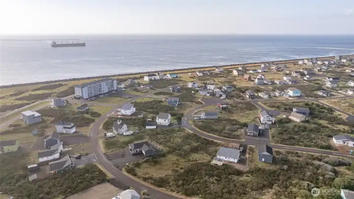 Even though this home is one story, you will be able to see the ships from your house!
