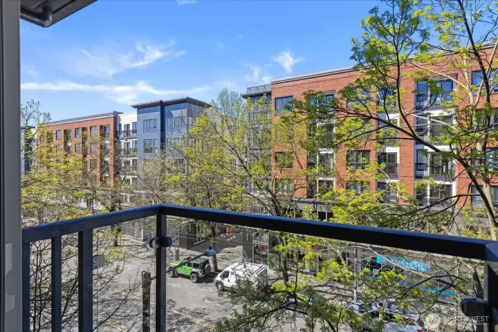 View from balcony in unit