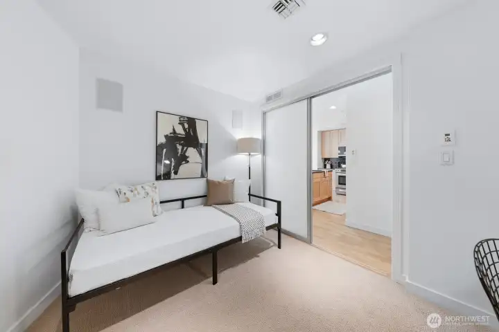 Guest room, office space, workout/meditation room, options are limitless.