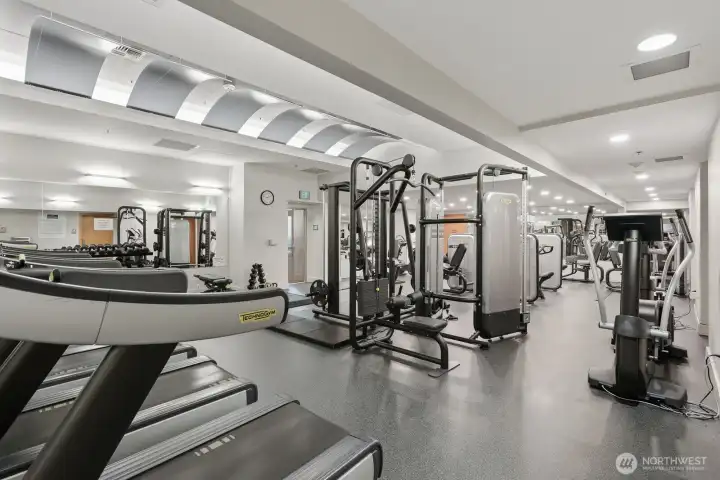 More gym for those who like to workout!
