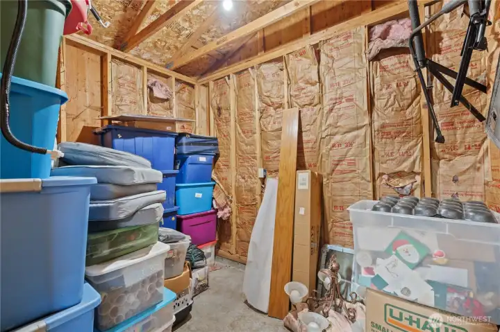 Storage Room in Detached Garage