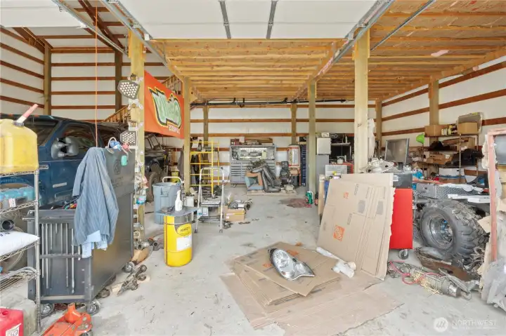 Bays 2 and 3 on the Far Right with Storage Room Above