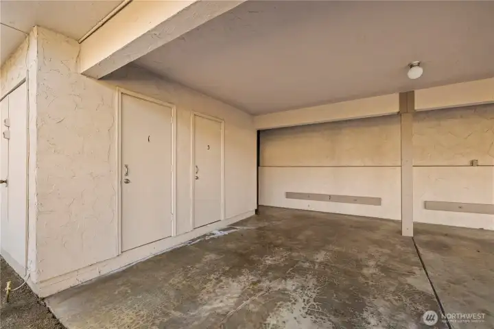 Covered parking and storage