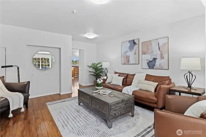 Warm welcoming living space