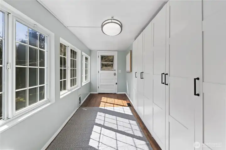 Custom cabinet and storage area